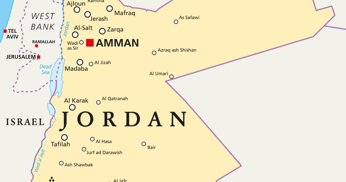 Interactive Map Of Jordan S Top Destinations Magnificent Travel 1200x630 Thumbnail Jordan Map 3