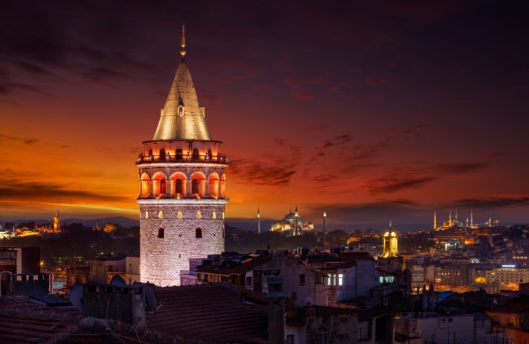 Galata Tower: Iconic landmark with panoramic views.
