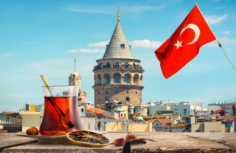 Beautiful view of a traditional Turkish hammam featuring historic architecture, cultural atmosphere, and relaxing spa experience in Türkiye.
