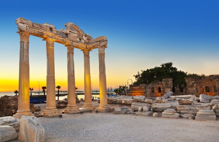 Side Ancient City is a remarkable coastal destination in Turkey, known for its Roman ruins and Mediterranean views.